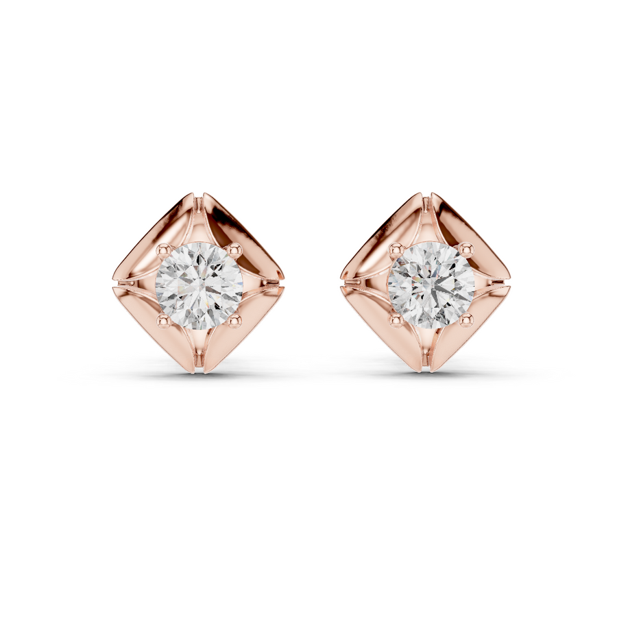 Marcelline 3.8 mm Diamond Earrings
