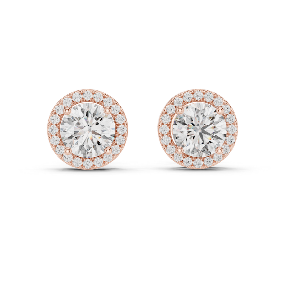 Camille 7 mm Diamond Earrings