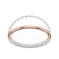 Lunelle Curved Pavé Diamond Ring