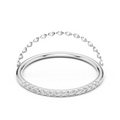 Lunelle Curved Pavé Diamond Ring