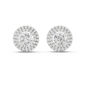 Liora 7.00 mm Diamond Halo Earrings