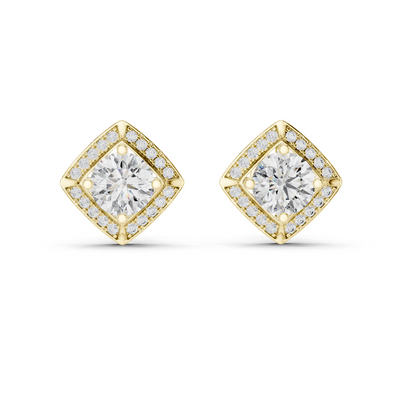 Adeline 7 mm Diamond Earrings