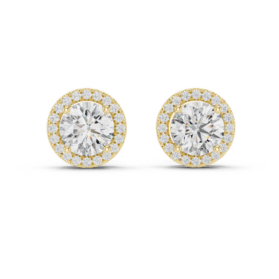 Camille 7 mm Diamond Earrings