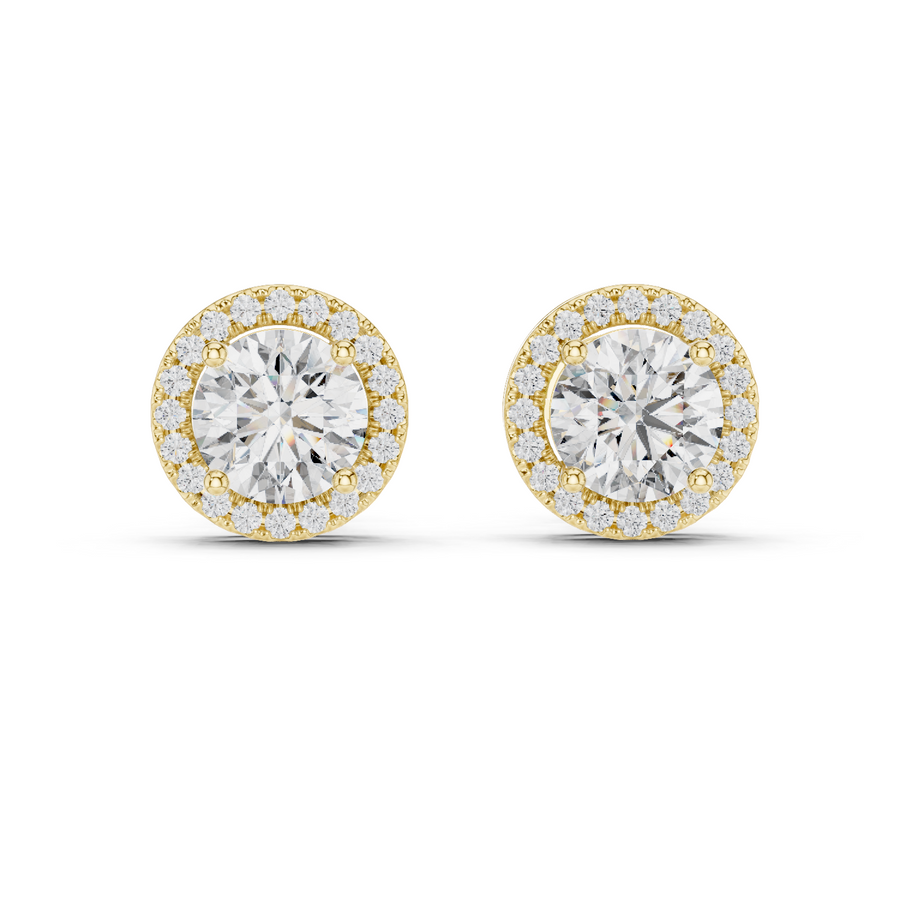 Camille 7 mm Diamond Earrings