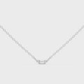 Lunessa 5×3 mm Baguette Diamond Necklace