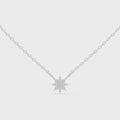 Isolde 11.50 mm Starburst Diamond Necklace