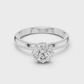 Eternal Solitaire 6.5 mm Diamond Ring