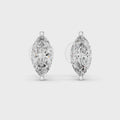 Isadora 9 × 4.5 mm Marquise Diamond Earrings