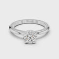 Evelune 6.5 mm Diamond Ring