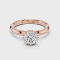 Eternal Solitaire 6.5 mm Diamond Ring