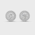 Liora 7.00 mm Diamond Halo Earrings
