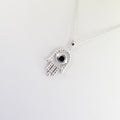 3.5 Carat Heart Shape Black Diamond Pendant in 14kt White Gold,Valentine Gift. - ZeeDiamonds