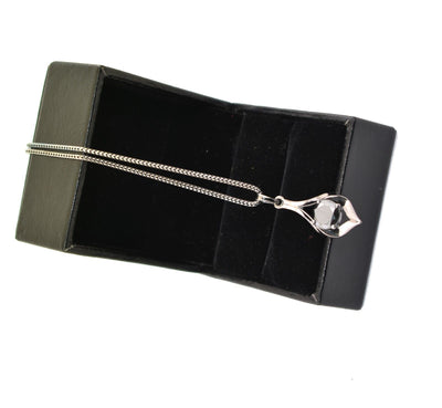 1.78 Ct Black Diamond Pendant In Black Gold, Men's Jewelry, Gift for Husband,AAA - ZeeDiamonds