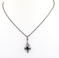 1.78 Ct Black Diamond Pendant In Black Gold, Men's Jewelry, Gift for Husband,AAA - ZeeDiamonds