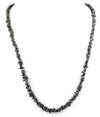 28 inches 5mm-6mm Rough Black Diamond Unisex Necklace - ZeeDiamonds