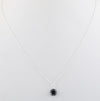 2.00 Ct AAA Certified Black Diamond Pendant Chain Necklace, Elegant Jewelry - ZeeDiamonds