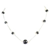 5 mm Black Diamond Sterling Silver Chain Necklace Designed for Everyday - ZeeDiamonds
