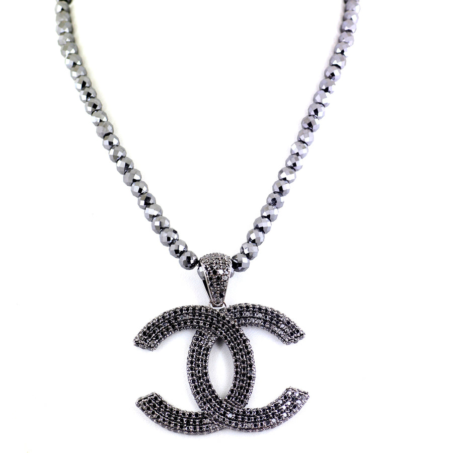 chanel diamond necklace