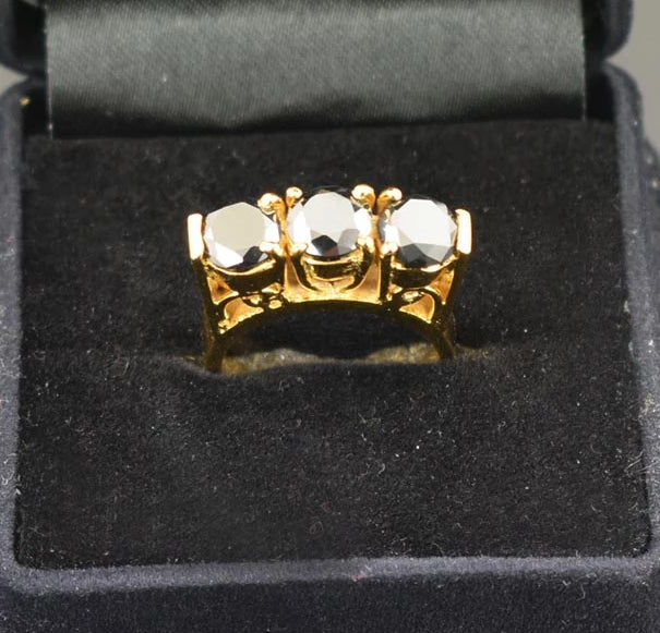 0.50 Ct Black Diamond Band Wedding Ring in 925 Sterling Silver - ZeeDiamonds