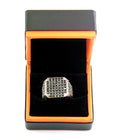 AAA Quality 100% Certified Black Diamond Men's Ring-Great Shine & Luster!Certified Diamonds. - ZeeDiamonds