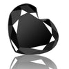Black Diamond Solitaire Heart Shape 5.15 ct.Earth mined.Certified.AAA - ZeeDiamonds