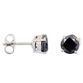 Black & White Diamonds Necklace-18 inches-Gold Clasp.AAA.Earth Mined. - ZeeDiamonds