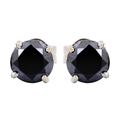 Black & White Diamonds Necklace-18 inches-Gold Clasp.AAA.Earth Mined. - ZeeDiamonds
