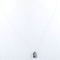 2.78 Ct AAA Certified Black Diamond Pendant Chain Necklace,Gift For Her,Necklace - ZeeDiamonds