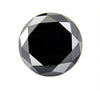 Black Diamond Solitaire Loose Round Brilliant Cut 4.05 ct. Earth mined - ZeeDiamonds