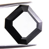 Buy Online 9.80 Ct Loose Asscher Cut Certified Black Diamond.100% Genuine - ZeeDiamonds