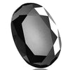 Black Diamond Solitaire Oval Cut 5.00 ct.Earth mined CERTIFIED.AAA - ZeeDiamonds