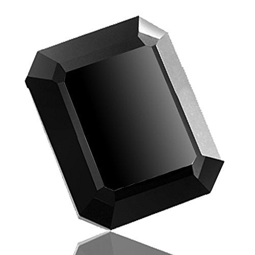 11.35 Ct Certified Octagonal Cut Black Diamond.Earth Mined.Certified AAA - ZeeDiamonds