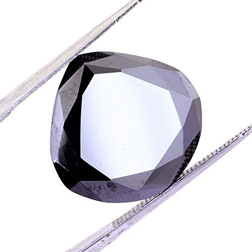 Certified 7 Ct Loose Pear Shape Loose Black Diamond. Earth Mined.AAA - ZeeDiamonds
