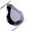 9.50 Ct Certified Pear Shape Black Diamond AAA .Certified.earth Mined - ZeeDiamonds