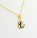 0.9 Carats 100% Certified Elegant Blue Diamond 14 K Gold Pendant - ZeeDiamonds