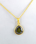 0.9 Carats 100% Certified Elegant Blue Diamond 14 K Gold Pendant - ZeeDiamonds