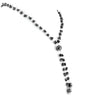 5-6 mm Certified Designer Rough Diamonds Lariat Style Necklace - Free Diamond Studs! New Collection & Great Shine