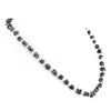 Single Row 5 mm - 6 mm Rough Black Diamond Wire Necklace - ZeeDiamonds