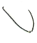 4-5 mm single row Rough Black Diamond Beads Necklace - ZeeDiamonds