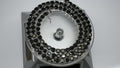 Men's 5–5.5 mm Black Diamond Tennis Necklace in 925 Sterling Silver, 18–24 Inches + Certified! Free Diamond Studs.