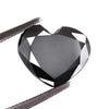 Heart Checker Cut 3.30 ct.Earth mined CERTIFIED Black Diamond Solitaire - ZeeDiamonds