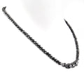 5 mm- 8 mm AAA Quality Black Diamond Beads Necklace - ZeeDiamonds