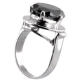 6 Ct Round Black Diamond Solitaire Designer Ring AAA Quality - ZeeDiamonds