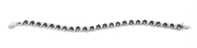 15 Cts Black Diamond Tennis Great Shine Bracelet In Sterling Silver - ZeeDiamonds