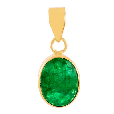 Natural Oval Shape Certified Emerald Birthstone Astrological Gemstone - ZeeDiamonds