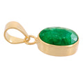 Natural Oval Shape Certified Emerald Birthstone Astrological Gemstone - ZeeDiamonds