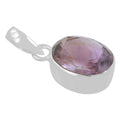 Natural Certified Amethyst Gemstone Pendant in 925 Silver - ZeeDiamonds