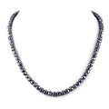 7 mm Chris Bosh Black Diamond Necklace, AAA Certified - ZeeDiamonds