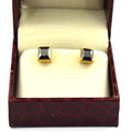 1 Ct To 3 Ct Black Diamond Solitaire Studs Earrings in Sterling Silver - ZeeDiamonds