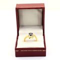 2.9 Ct Round Cut Black Diamond Solitaire Ring Gift For Birthday - ZeeDiamonds